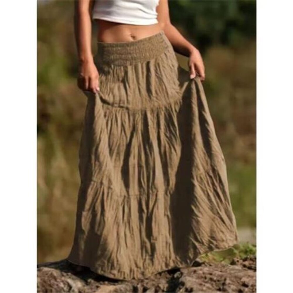 Tiered Maxi Skirt